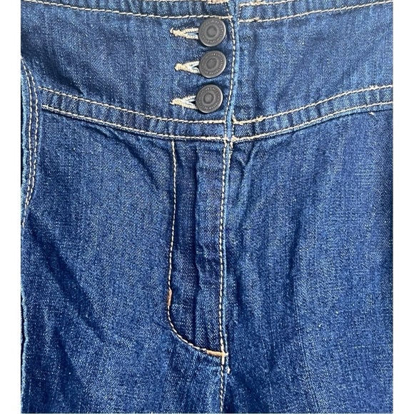 Vintage RL Polo High Waist 4” Denim Deck Shorts Size 14 - Medium Tinted - Picture 14 of 15